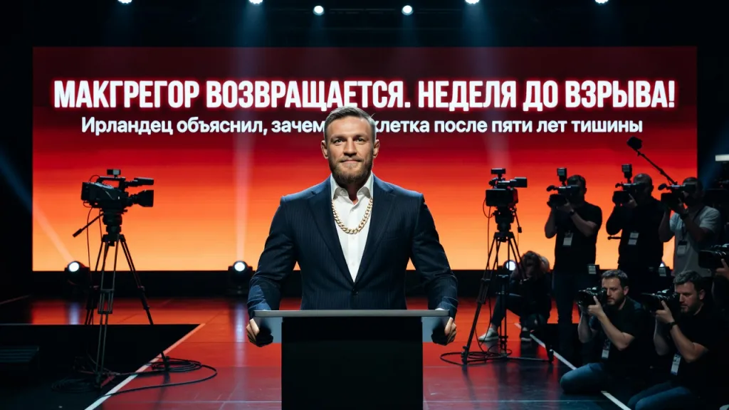 Макгрегор возвращается. Неделя до взрыва!