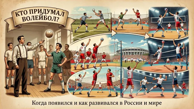 История волейбола: Когда появился и как развивался в России и мире